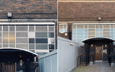 Replacing Window Film to a block of flats in West London