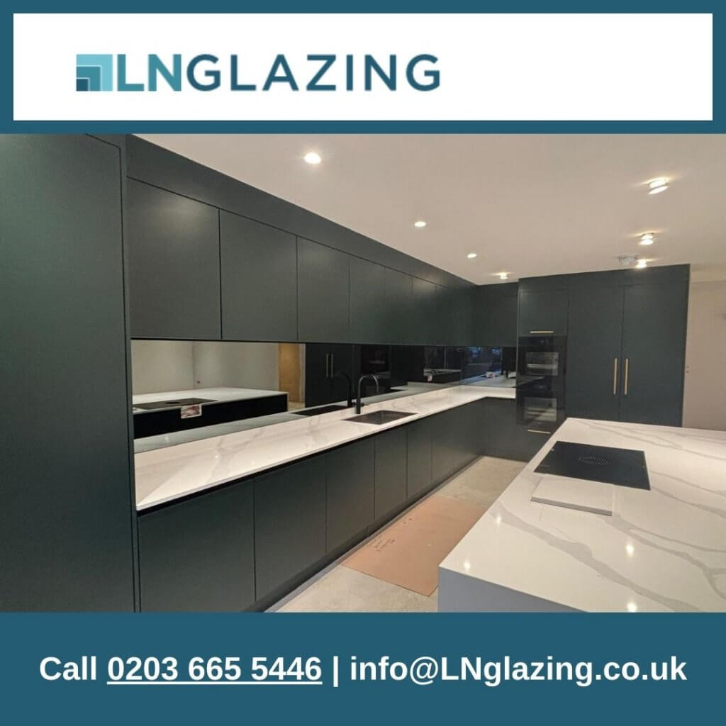 kitchen glass splashback