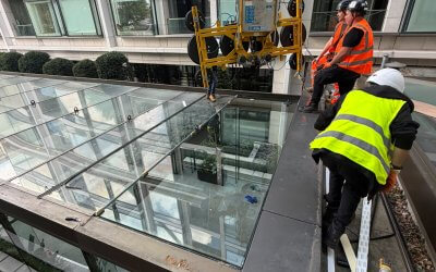 How Is Large-Scale Commercial Glass Installation Carried Out?